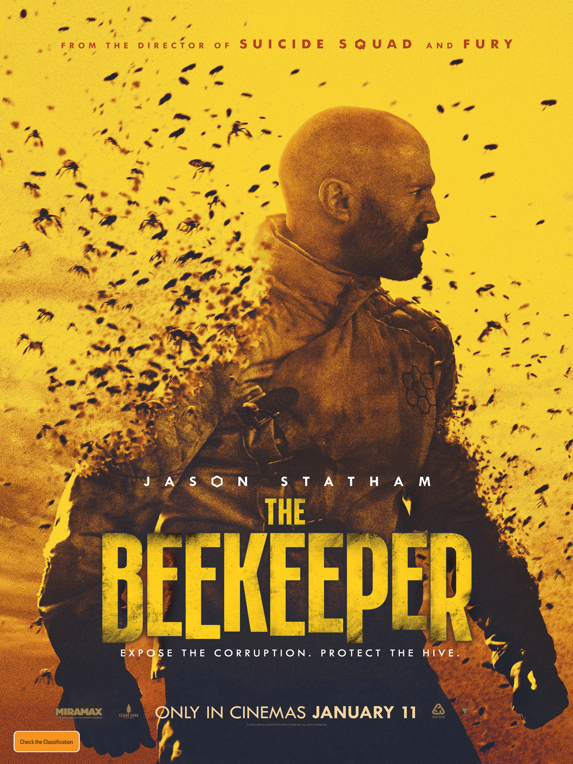 โปสเตอร์หนัง The Beekeeper นรกเรียกพ่อ (2024)